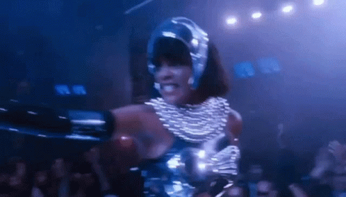 Whitney Houston Performing A Song GIF