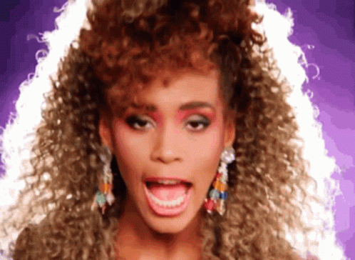 Whitney Houston Music Video Scene GIF