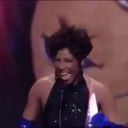 Happy Whitney Houston Moment GIF