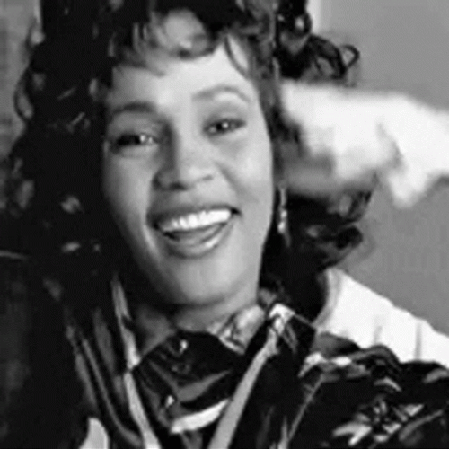 Whitney Houston Cheerful Laugh GIF