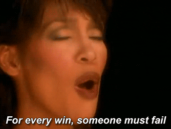 Whitney Houston For Every Win Someone Must Fail GIF