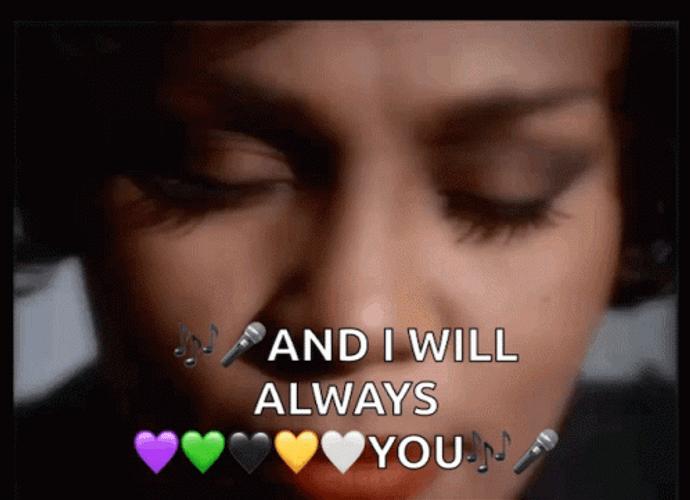 Whitney Houston Incredible Performance GIF