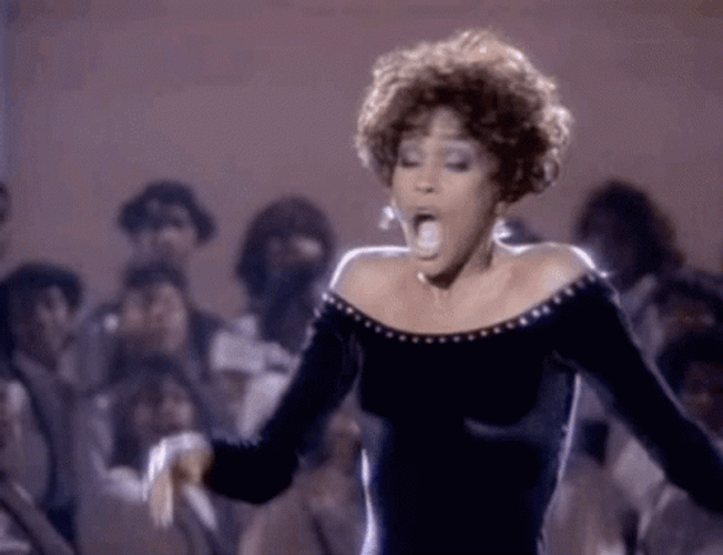 Whitney Houston Melodic Moments GIF