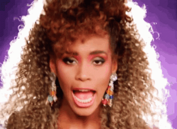 Whitney Houston Music Video Scene GIF