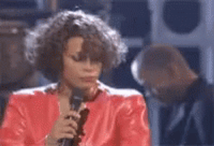 Whitney Houston Powerful Performance GIF