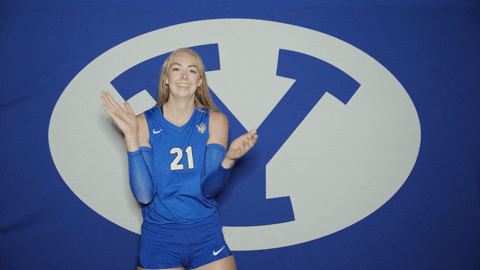Whitney Mcewan-llarenas Clap With Jersey Number 21 GIF