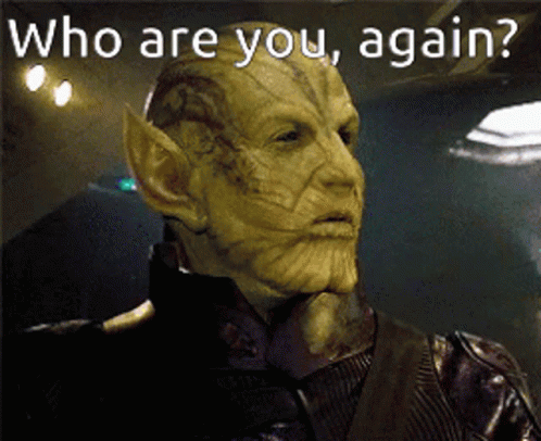 Who Are You Again Alien Sarcastic GIF