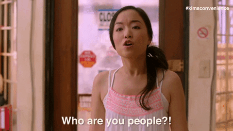 Who Are You People Kim's Convenience GIF
