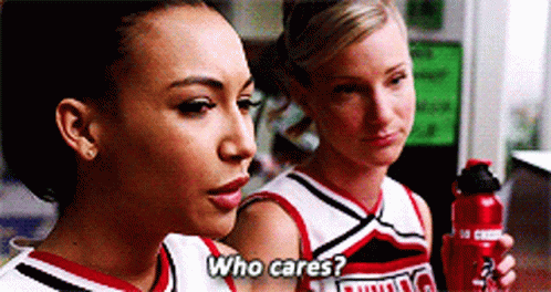 Santana Lopez Who Cares GIF