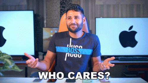 Mrwhosetheboss Who Cares GIF