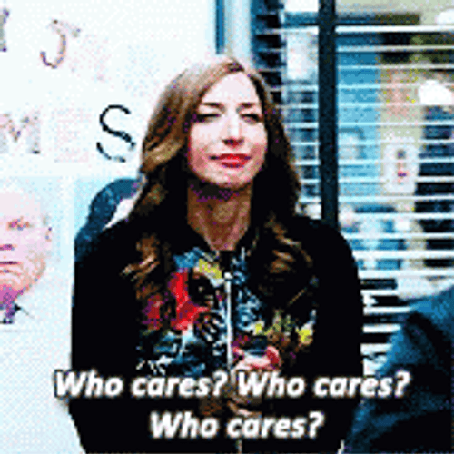 Who Cares GIF