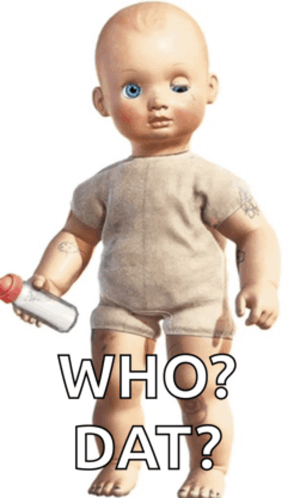 Who Dat Daddy Baby Chant GIF
