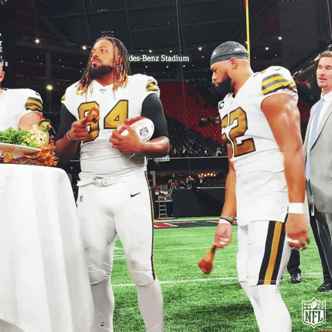 Who Dat Saints Players Buffet GIF