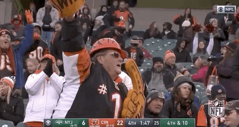 Who Dey Bengals Football Fan Cheering GIF