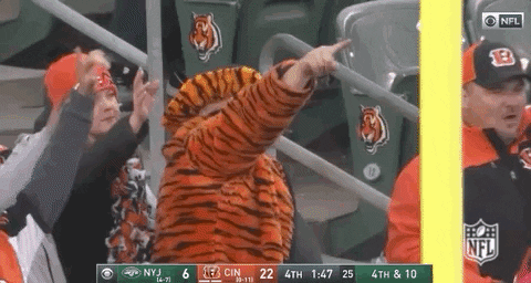 Who Dey Cincinnati Bengals Fan Applauding GIF