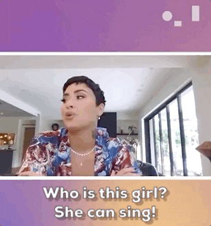 Who Is That Demi Lovato Video Call GIF