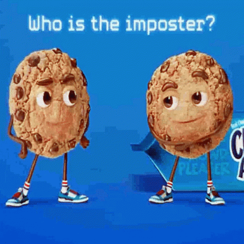 Who Is The Imposter Two Cookies GIF
