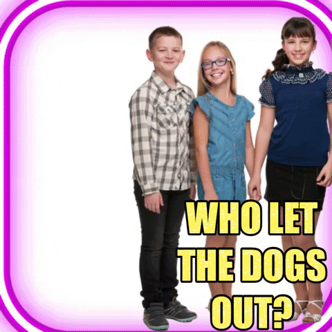 Who Let The Dogs Out Cartoon Dogs GIF