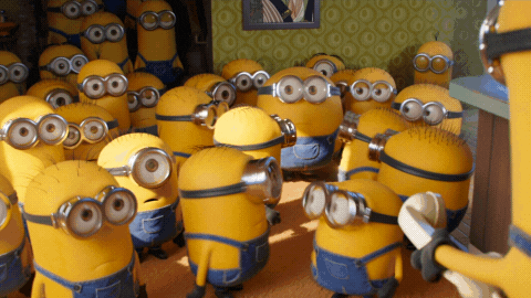 Who Me Cute Minions GIF