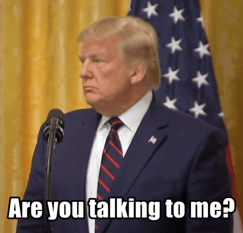 Who Me Donald Trump GIF