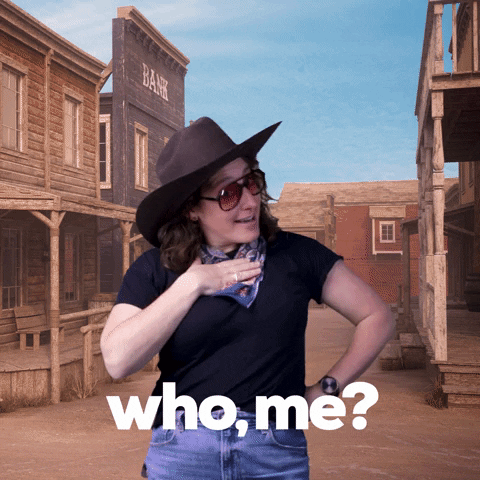 Who Me Julia Schulman Cow Girl GIF