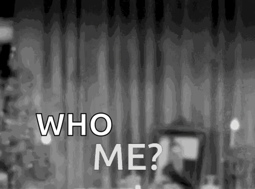 Who Me Text GIF
