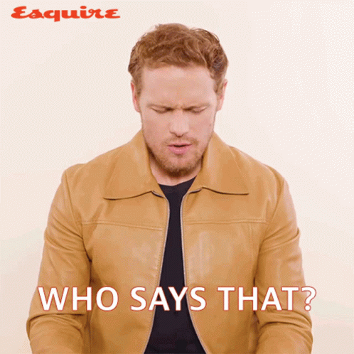 Who Said That Sam Heughan GIF
