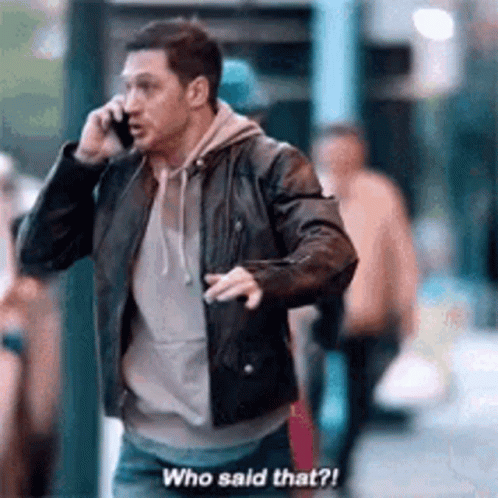 Who Said That Tom Hardy Wearing Leather Jacket GIF