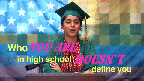Who You Are Senior Year Doesn't Define You GIF