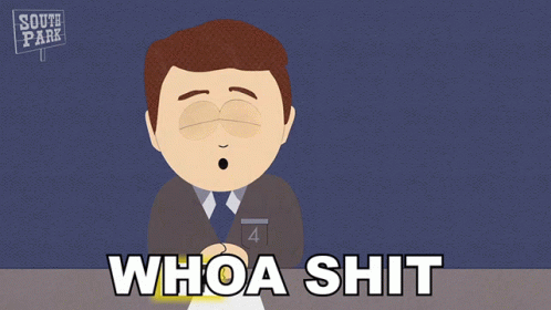 Whoa Crap South Park Reporter GIF
