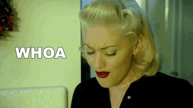 Whoa Gwen Stefani Gif GIF