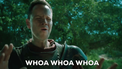 Whoa Hold Up What Are You Saying GIF