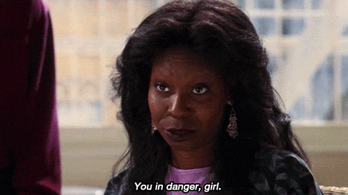 Whoopi Goldberg Im In Danger GIF