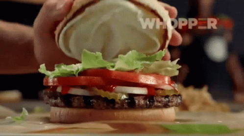 Whopper Sandwich Taking GIF
