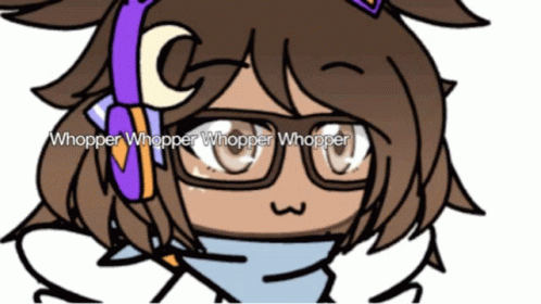 Whopper Whopper Chibi Anime GIF
