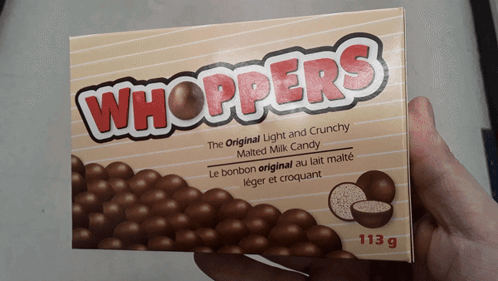 Whopper Whopper Chocolate Candy GIF