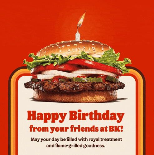 Whopper Whopper Happy Birthday GIF