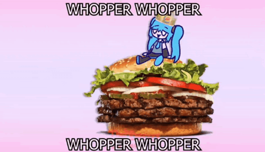 Whopper Whopper Hatsune Miku GIF GIFDB Whopper Whopper Hatsune Miku GIF GIFDB