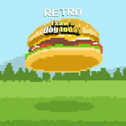 Whopper Whopper Pixel Art Burger GIF