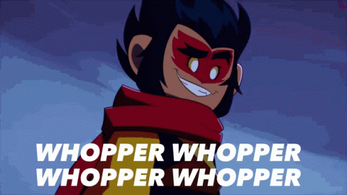 Whopper Whopper Turning Into Monster GIF