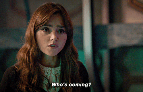 Whos Coming With Me Clara Oswald Doctor Who GIF