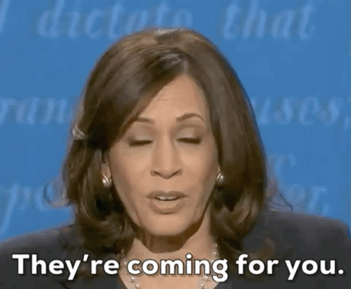 Whos Coming With Me Kamala Harris GIF