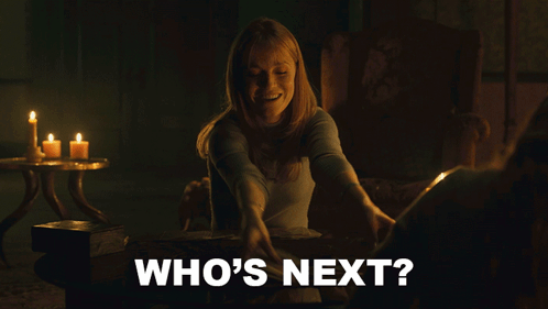 Whos Next Little Girl Pick Tarot Cards GIF