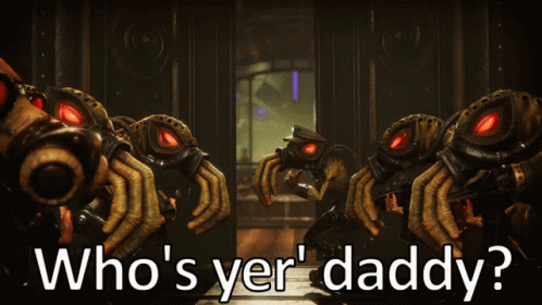 Whos Your Daddy Oddworld Raising Hands GIF