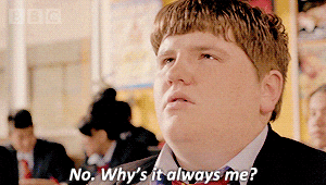 Why Always Me Complaining Chubby Guy GIF