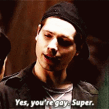 Why Are You Gay Super GIF