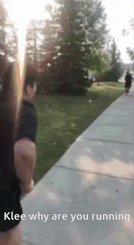 Why Are You Running After Klee GIF