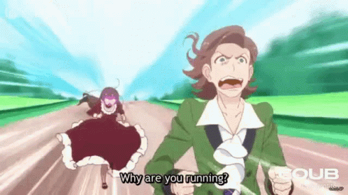 Why Are You Running Reiji Kirio GIF
