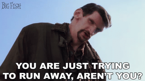 Why Are You Running Matthew Mcgrory GIF