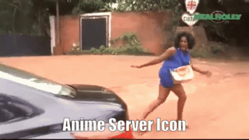 Why Are You Running Anime Server Icon Meme GIF